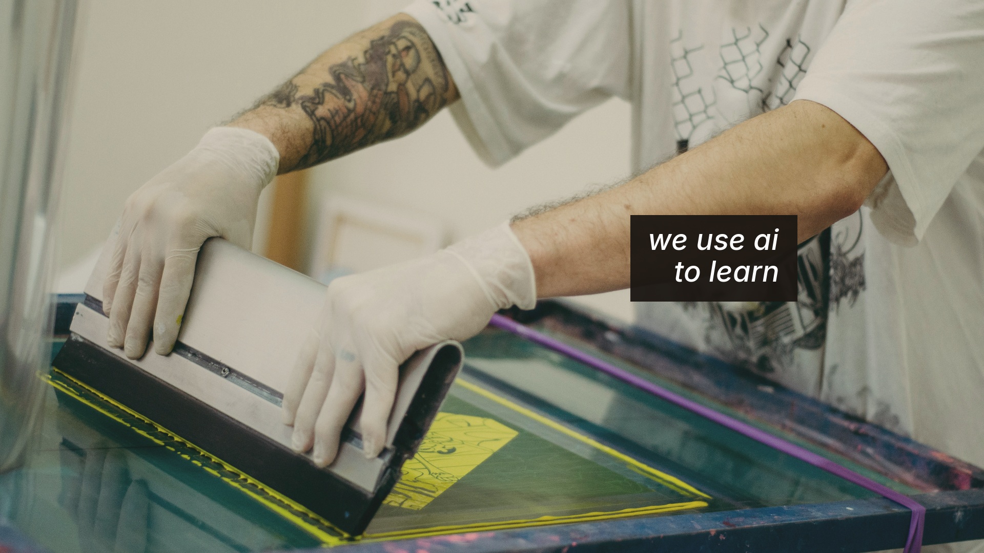 Screen printing — we use ai to learn (level 2)