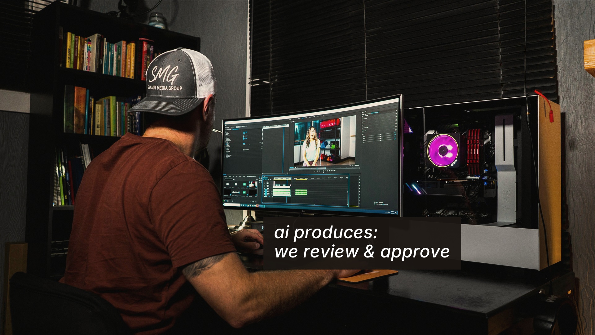 Video editing — ai produces, we review and approve (level 3)